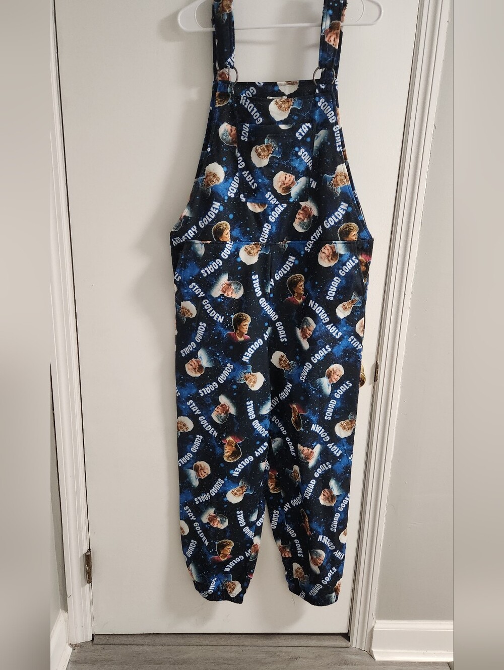 Goldem Girls In Space Overalls,size M